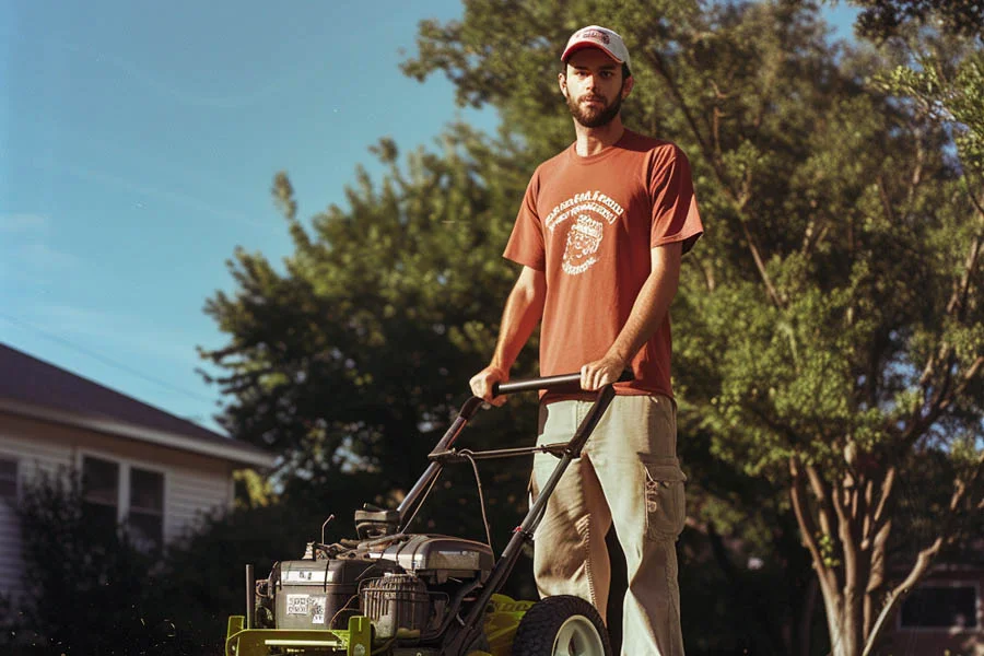 battery powered push lawn mower